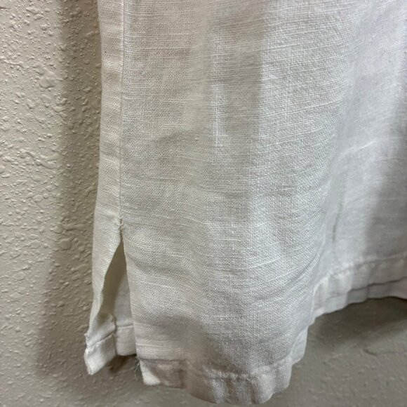 VTG 90’s Y2K Sweet Jessie Linen Maxi Beach Scenes Dress Sz XL Coastal Resort - Picture 4 of 8